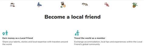 Book Local Friend Website