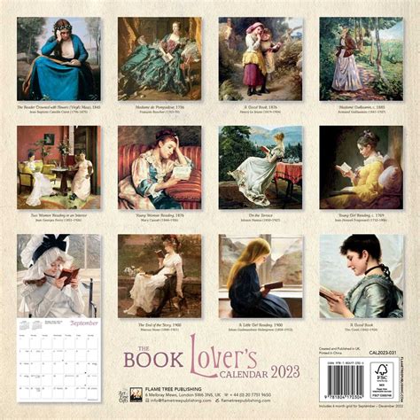 Book Lovers Calendar