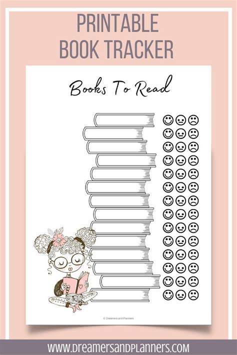 Book Reading Tracker Printable