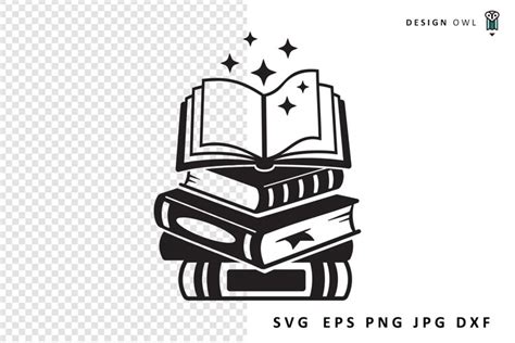 Get Creative with Book Stack SVG: Curate Your Own Library in Style!