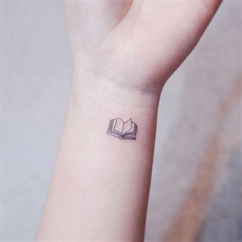 Book Tattoo Small