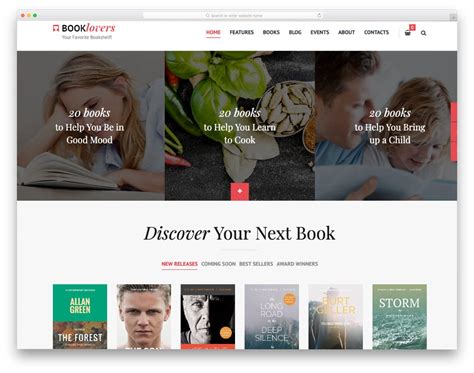 Book Website Template