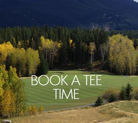 Book Your Tee Time