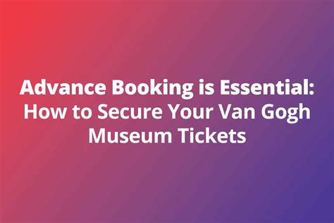 Booking Museum Tours