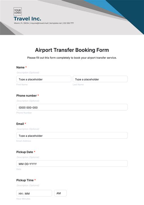Booking transfer