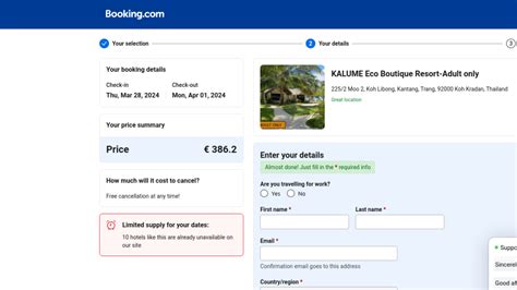 Booking.com phishing