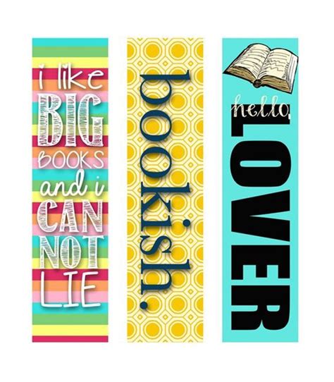 Bookmark Designs Printable