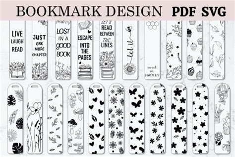 Download Bookmark SVG Bundle Crafts