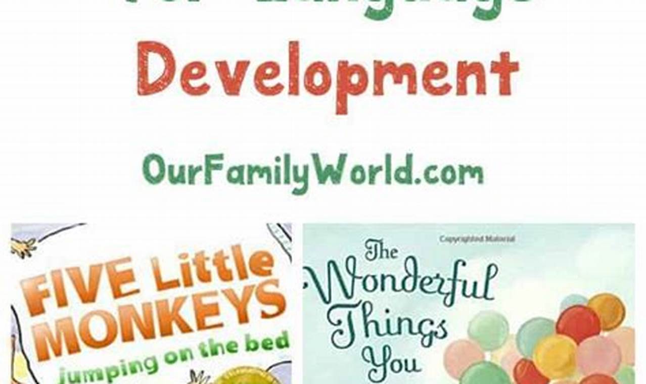 Books for language development in toddlers
