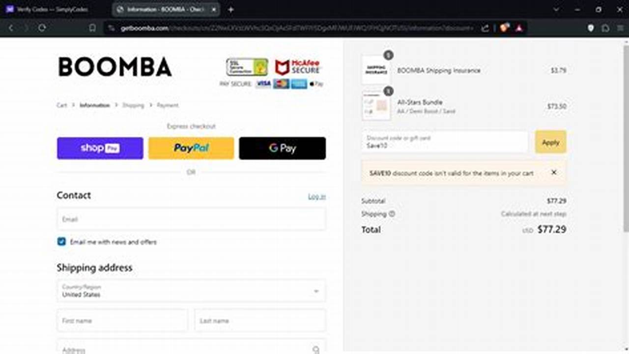 Boomba Coupon Code 2024