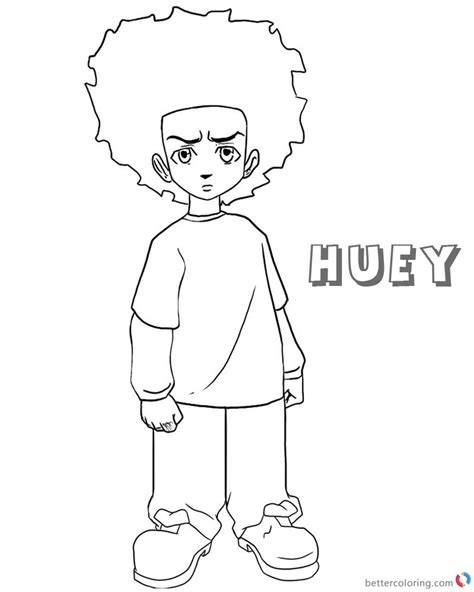 Boondocks Coloring Pages