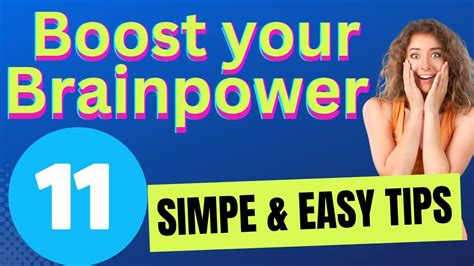 Boost Brainpower: 5 Simple Tips 