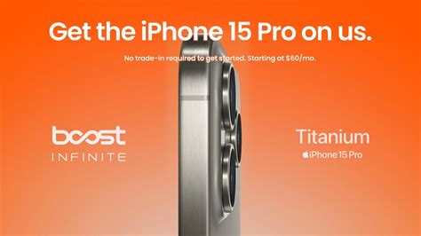 Boost Infinite iPhone 15 Pro deal