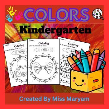 Boosting Creativity and Color Recognition Through Kindergarten Coloring Pages Printable
