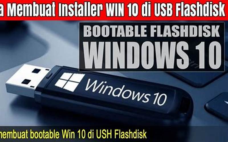 Bootable Flashdisk Untuk Instalasi Driver