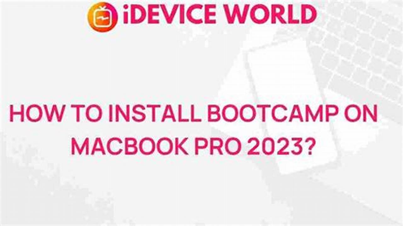 Bootcamp Macbook Pro 2024 Download