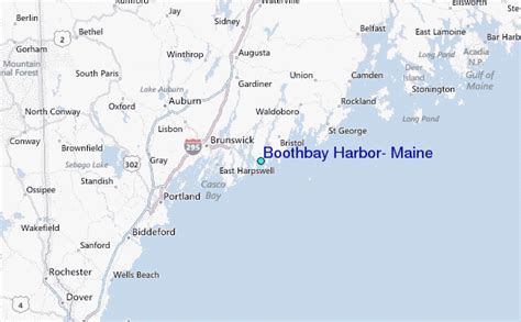 Booth Bay Maine Map