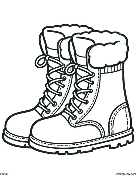 Boots Coloring Page