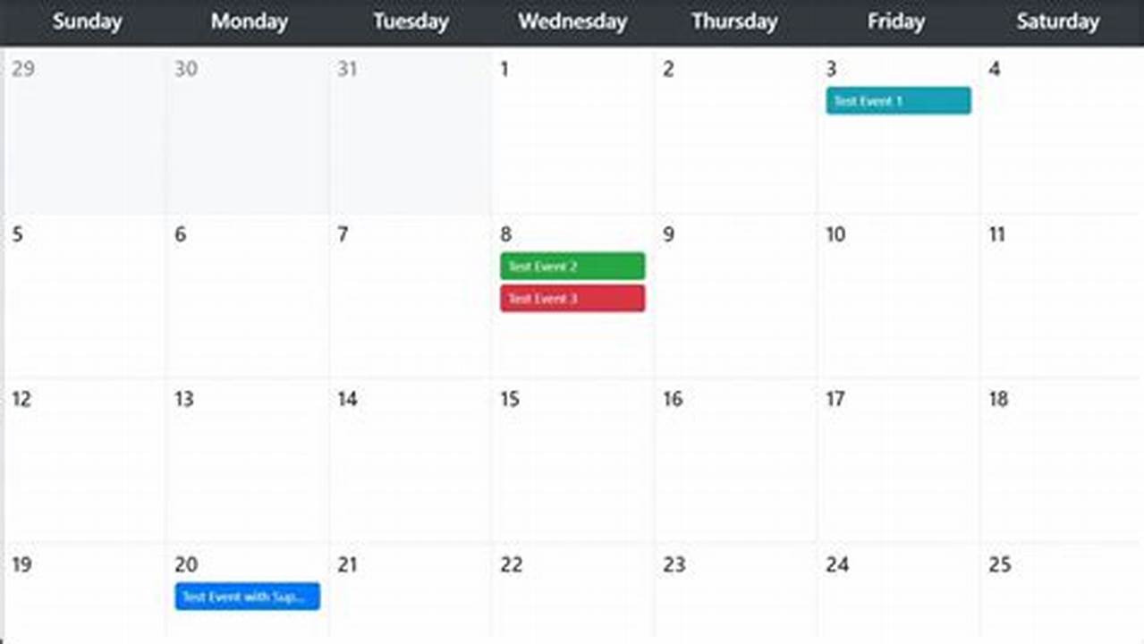 Bootstrap Calendar Week View