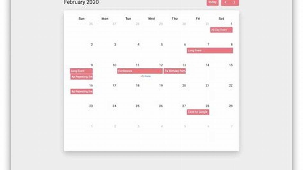 Bootstrap Full Calendar Codepen