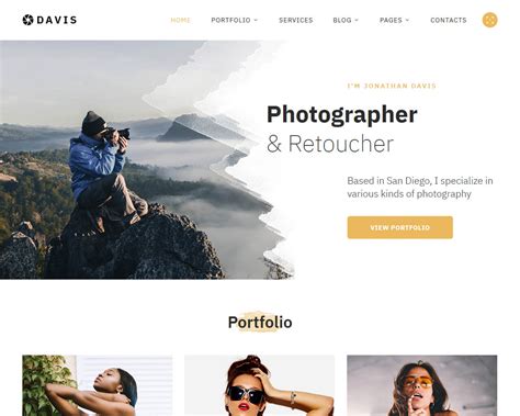 Bootstrap Photography Template