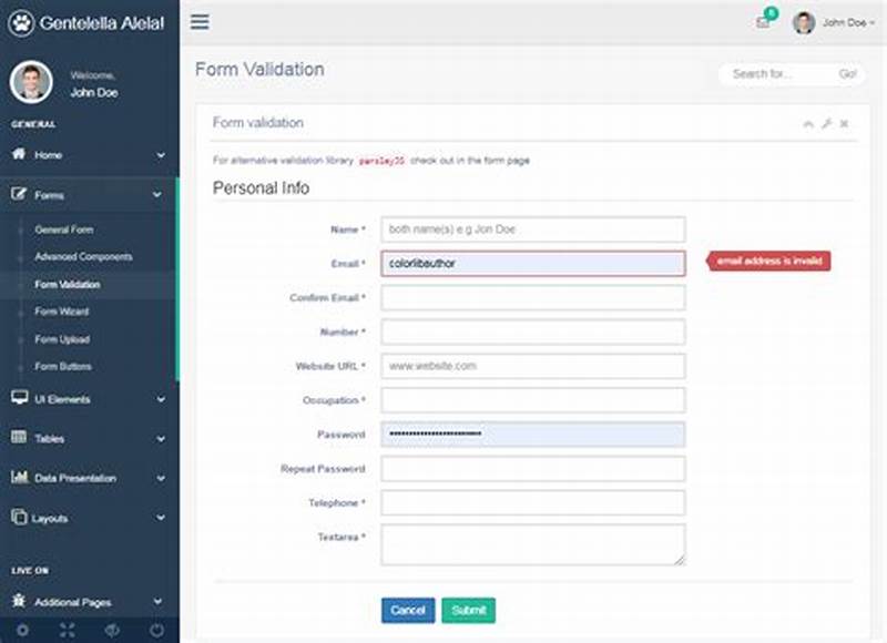 Bootstrap Form With Validation