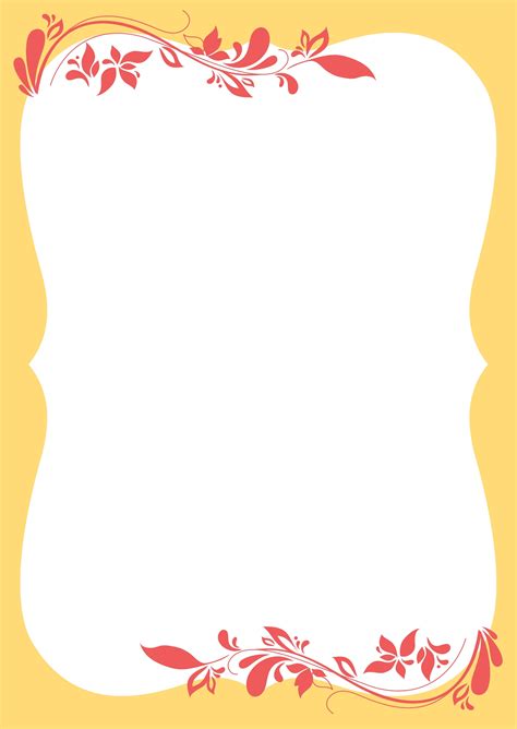 Border Template Free Download