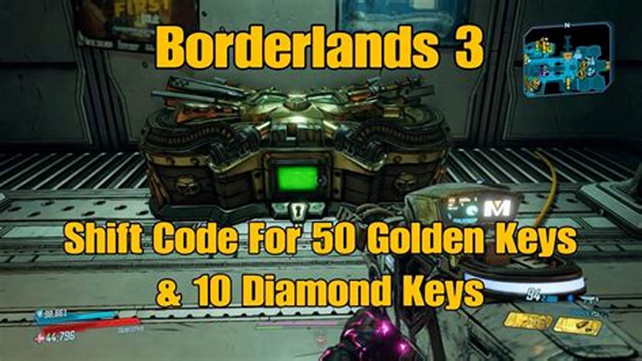 Borderlands 3 Diamond Key Codes 2024