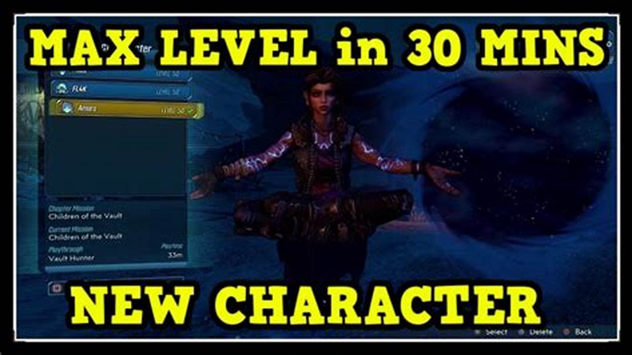 Borderlands 3 Max Level 2024
