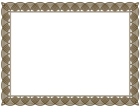Borders For Certificates Templates