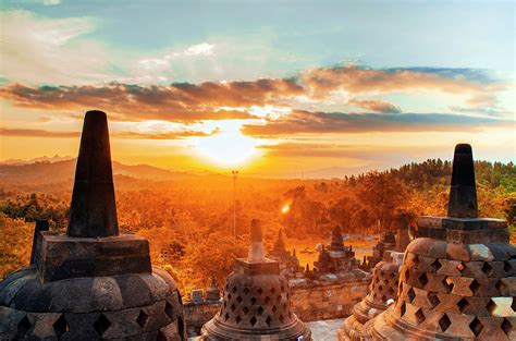 Borobudur Temple Sunset