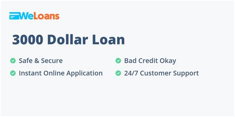 Borrow 3000 Bad Credit