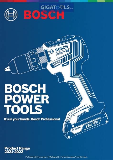 Bosch Tools Catalogue