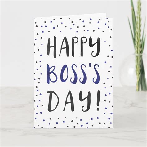 Bosss Day Printable Card
