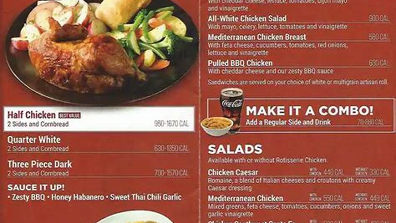 Boston Market Menu Ordering Online
