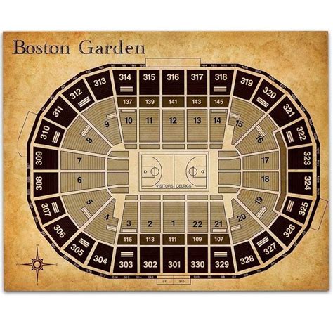 Boston Garden Seating Chart Basketball