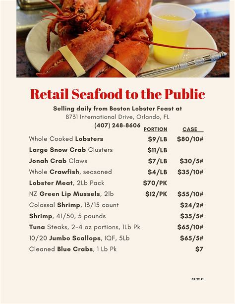 Boston Lobster Feast Printable Coupon