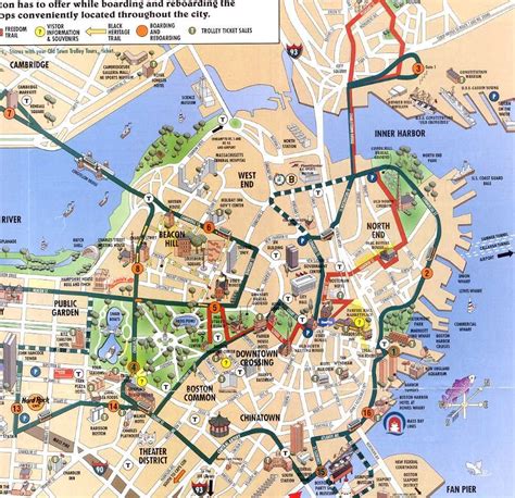 Map Of Boston Tourist Spots Travel News Best Tourist Places In The
