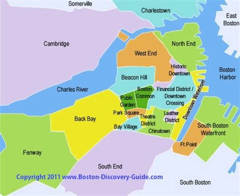 Boston Neighborhood Type Map in 2021 Boston map, Boston neighborhoods