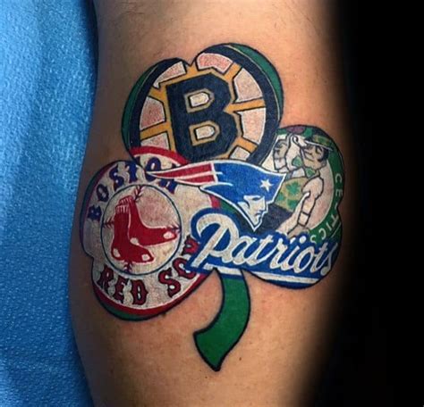 Boston Sports Teams Tattoo by Tyler Chaney TattooNOW