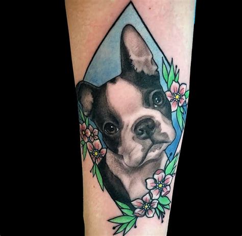 The 30+ Coolest Boston Terrier Tattoo Designs In The World