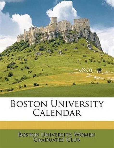 Boston U Calendar