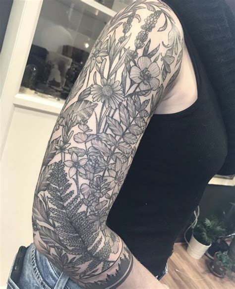 Botanical Tattoo Sleeve