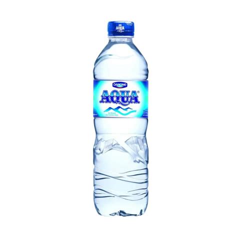 Botol air mineral dan gambar aqua