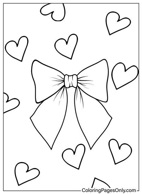 Bow Coloring Pages