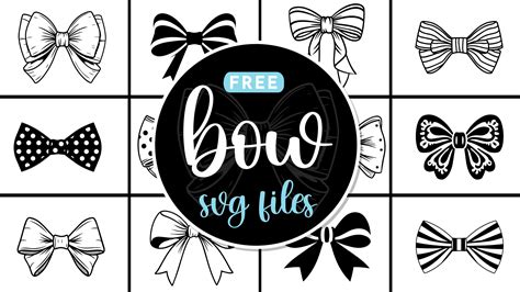 Unwrap the Joy of Crafting with Our Free Bow SVG Designs: The Ultimate Collection for All DIY Enthusiasts!