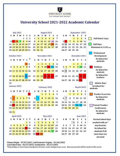 Bowen Law Academic Calendar
