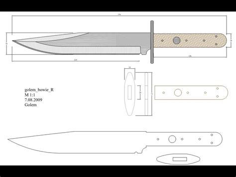 Bowie Knife Templates To Print