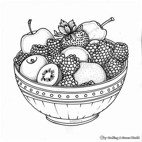 Bowl Coloring Pages