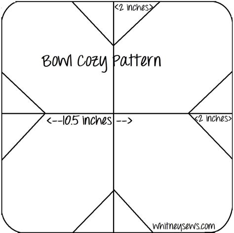 Bowl Cozy Template Free